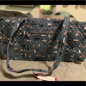 Vera Bradley Large Duffel, Cats Meow NWT
